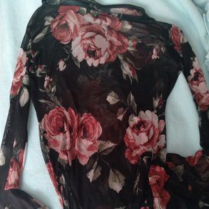 Bell sleeve bodysuit